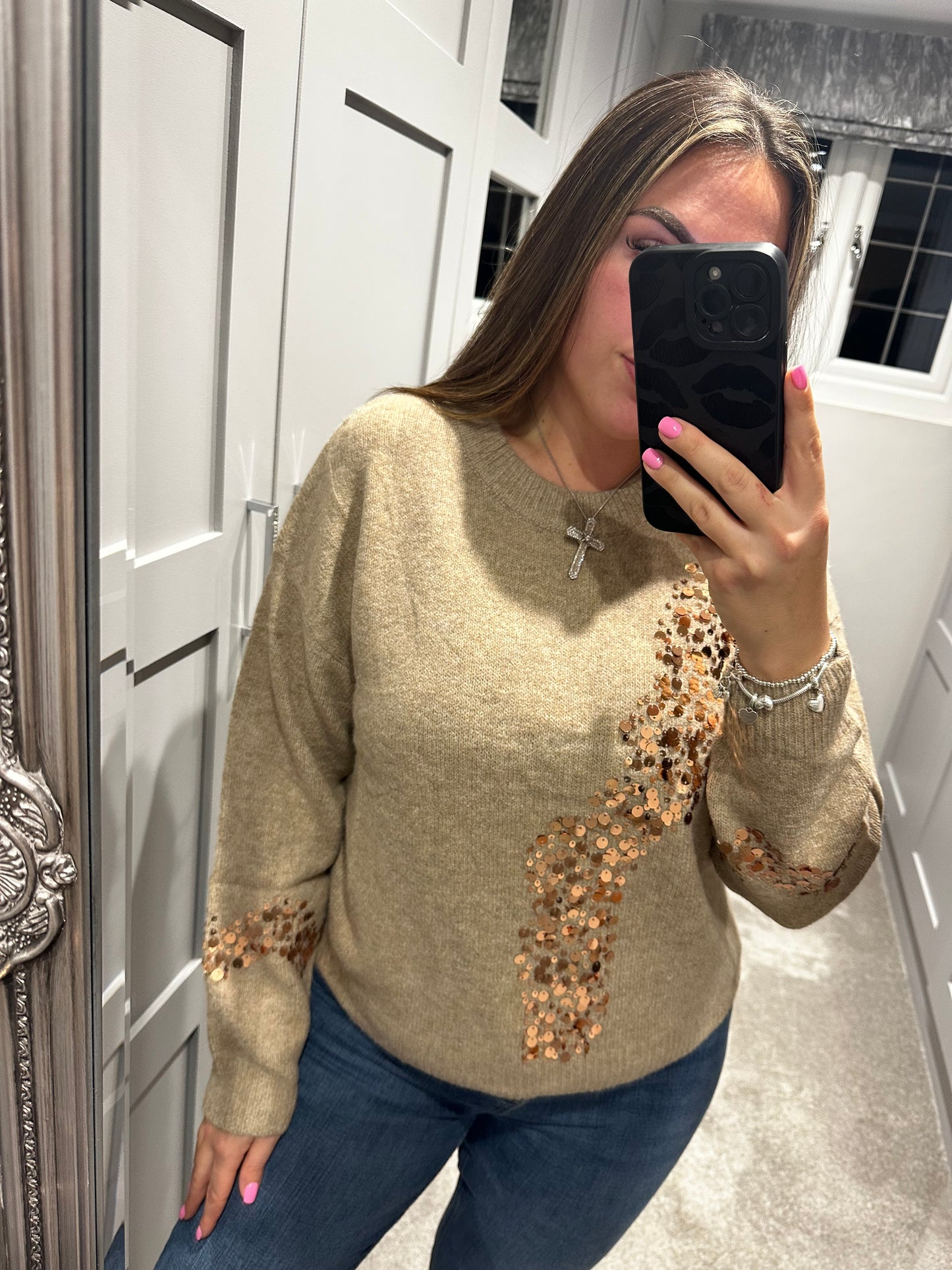 Sequin Jumper