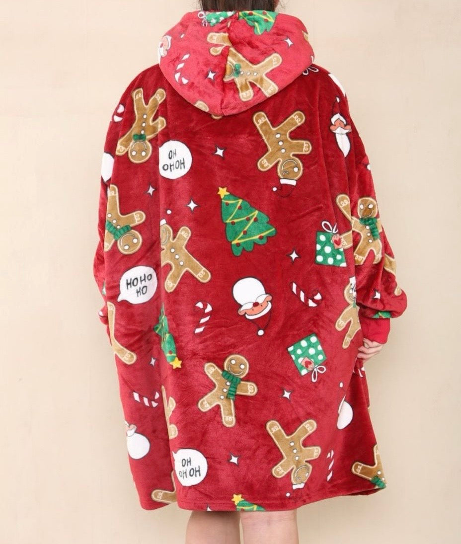 Christmas Print Lounge Hoodie