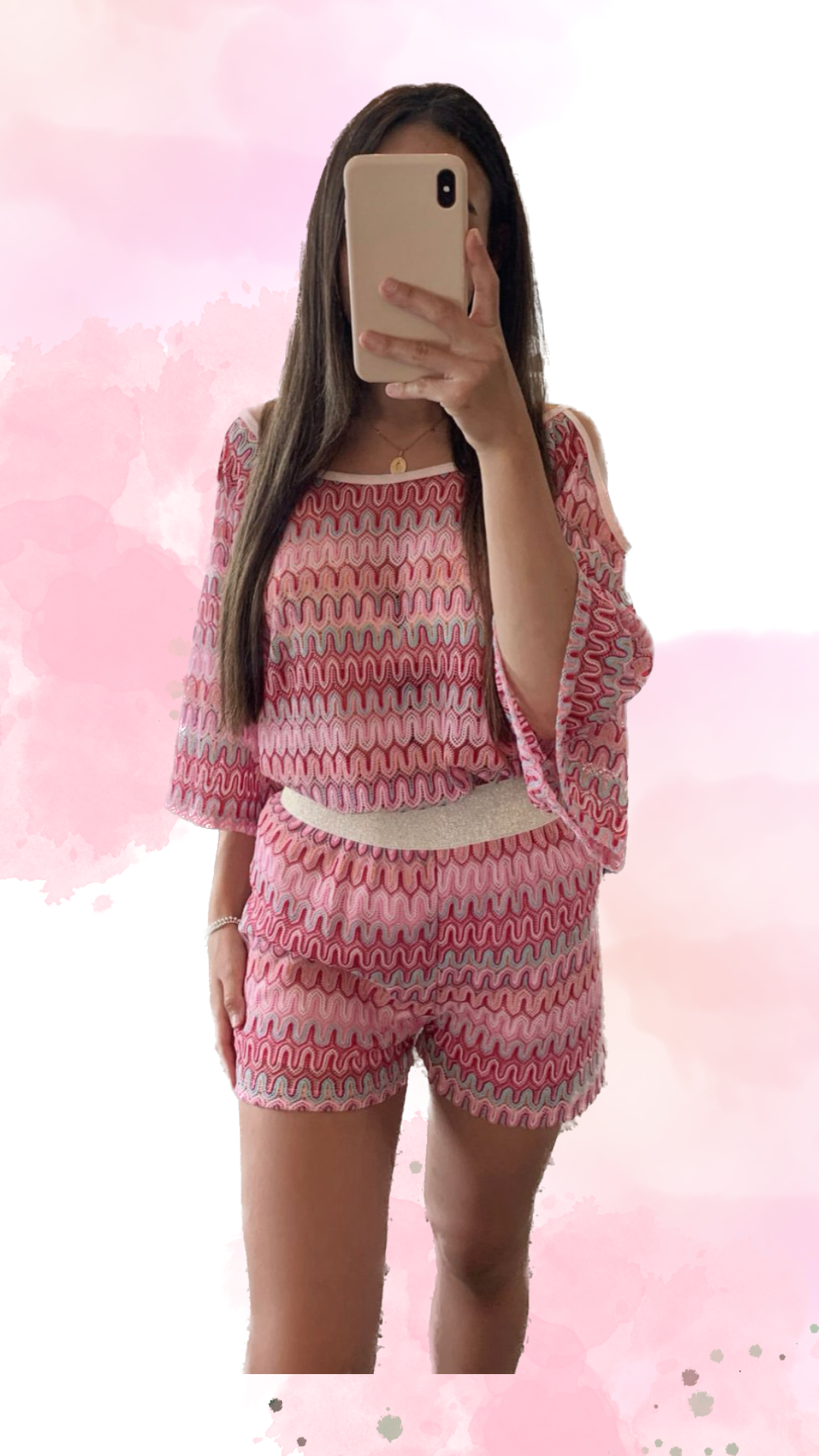 Printed Pink Co-Ord