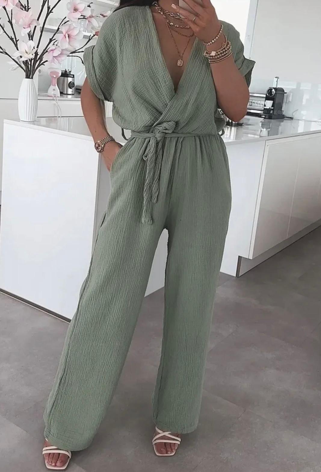 Cheesecloth Jumpsuit